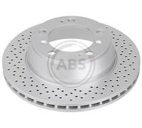 Rear Set 2x Brake Discs A.B.S. 17070 for Porsche 911 2004-2008