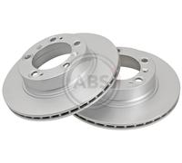 Rear Set 2x Brake Discs A.B.S. 17073 for Porsche Boxster (96-04)