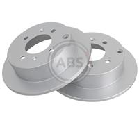 Rear Set 2x Brake Discs A.B.S. 17207 for Hyundai/Kia Matrix/Lavita/Elantra/Sonat