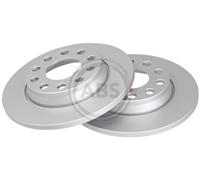 Rear Set 2x Brake Discs A.B.S. 17333 for Seat/Audi Exeo/A4 (06-13)
