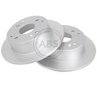 Rear Set 2x Brake Discs A.B.S. 17378 for Honda Accord (99-03)