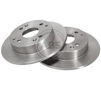 Rear Set 2x Brake Discs A.B.S. 17382 for Honda Accord (99-03)