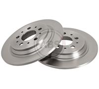 Rear Set 2x Brake Discs A.B.S. 17411 for Volvo V70/S70 (96-02)