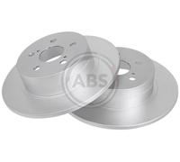 Rear Set 2x Brake Discs A.B.S. 17509 for Toyota Avensis (00-03)