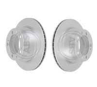 Rear Set 2x Brake Discs A.B.S. 17553 for Porsche 944 1981-1989