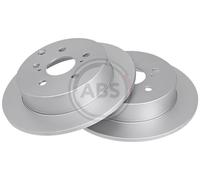 Rear Set 2x Brake Discs A.B.S. 17609 for Toyota Corolla (05-09)