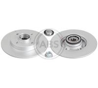 Rear Set 2x Brake Discs A.B.S. 17631C for Citroen/Peugeot C4/307 (06-21)