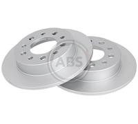 Rear Set 2x Brake Discs A.B.S. 17641 for Hyundai Tiburon/Coupe/Tuscani (01-10)
