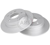 Rear Set 2x Brake Discs A.B.S. 17645 for Mercedes A- (W169)/B- (W245) (04-12)