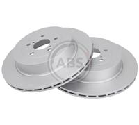 Rear Set 2x Brake Discs A.B.S. 17657 for Subaru Impreza (01-05)