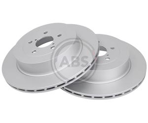 Rear Set 2x Brake Discs A.B.S. 17657 for Subaru Impreza (01-05)