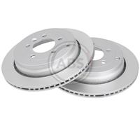 Rear Set 2x Brake Discs A.B.S. 17665 for Land Rover Discovery/Range Rover (04-21