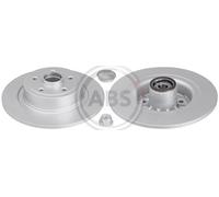 Rear Set 2x Brake Discs A.B.S. 17780C for Renault Megane (06-09)
