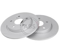 Rear Set 2x Brake Discs A.B.S. 17830 for Toyota Auris/Corolla (13-18)