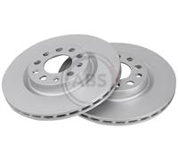 Rear Set 2x Brake Discs A.B.S. 17855 for Alfa Romeo Spider/159/Brera (05-11)