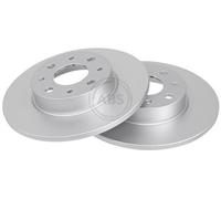 Rear Set 2x Brake Discs A.B.S. 17924 for Alfa Romeo Mito 2008-2018