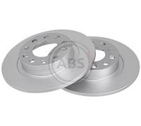 Rear Set 2x Brake Discs A.B.S. 18023 for Alfa Romeo Giulietta (10-21)