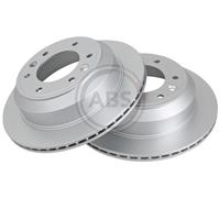 Rear Set 2x Brake Discs A.B.S. 18104 for Hyundai iLoad/i800