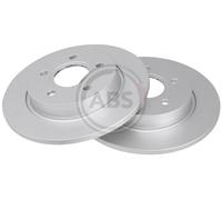 Rear Set 2x Brake Discs A.B.S. 18142 for Ford Focus (14-21)