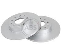 Rear Set 2x Brake Discs A.B.S. 18204 for Fiat Egea/Tipo/500 (12-21)