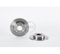 Rear Set 2x Brake Discs BREMBO 08.5237.10 for Volvo 400 (88-97)