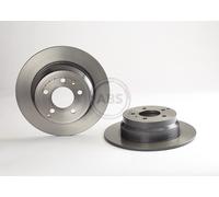 Pair of Brembo 08.5569.21 Brake Disc Rear Solid (x2)