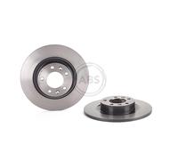 Rear Set 2x Brake Discs BREMBO 08.A615.11 for Peugeot 508 (14-18)