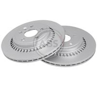 Rear Set 2x Brake Discss A.B.S. 17986 for Volvo XC70/XC60 (08-21)
