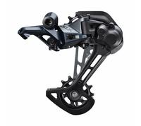 Rear Shimano 12-speed MTB derailleur. SLX M7100 SGS for single chainring.