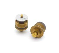 Rear Shock Absorber 41MM Front Shock Absorber Screw Fork Cover Cap Preload Adjusters Bolts For Honda CB400(Gold)