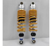 Rear Shock Absorber 8MM SPRING 305MM 310MM 320MM 340mm NITROGEN MOTORCYCLE SHOCK ABSORBERS FOR Suzuki Dirt Bikes ATV(350MM yellow)
