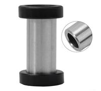 Rear Shock Absorber Bushing 24mm for Mountain Bike for durable | Fits rear shock absorbers, 24mm outer diameter, for durable aluminum tube, black rubber pad, smooth ride(24MM)