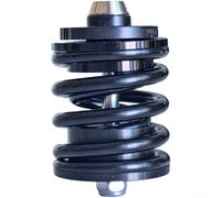 Rear Shock Absorber for A Line and C Line Folding Bikes, Alloy Spring Steel Suspension Damper, Lightweight 158g Rear Shock for Small Wheel Commuter Bikes(Black)