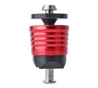 Rear Shock Absorber for Brompton Folding Bike Hardened-TPU Suspension Component with Aluminium Alloy Shell Lightweight 77g Bicycle Rear Suspension Compatible(Red)