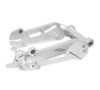 Rear Shock Absorber Motorcycle CNC Rear Suspension Swing Arm Shock Absorber Disc Brake Sets For Ninebot Scooter For E80C E100 E125 E200P M95C N/M Suspension strut(Swing Arm silver)