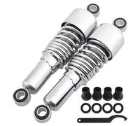 Rear Shock Absorber Motorcycle Hydraulic Shock Absorber Rear Suspension For Touring For Glide For Road King XL Scooter Bicycle Suspension strut(Chrome)