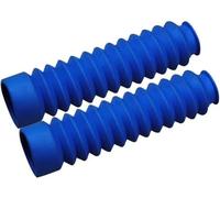 Rear Shock Absorber Motorcycle Shock Absorber Rubber Protector 2pcs(Blue)