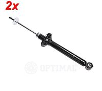 Rear Shock Absorber OPTIMAL 2x Fits FORD Escort VII 95-00 1010887