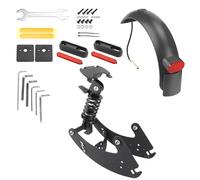 Rear Shock Absorber Scooter Upgraded Steel Spring Shock Absorber Kit for G30 Max Electric Scooter Black 270x200x145mm