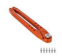 Rear Shock Absorber Spanner for Motorcycle Dirt Bike, CNC Aluminium Alloy Absorber Spanner Wrench Tool Kit with Oil Seal Seat Pins(Orange)