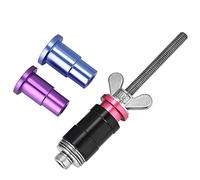 Rear Shock Bushing Tool, Anti-Rust Bike Rear Shock Bushing Removal Tool, Premium Static Pressing Tool with 3 Adapters for Bicycle Bushing Removal Installation Repair