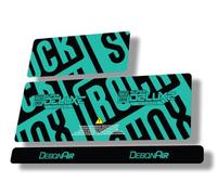 Rear Shock Replacement Decal Sticker Compatibale for Rock Shox 2020 Super Deluxe Ultimate Series Dolphin (Glossy)
