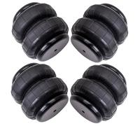 Rear Shock Suspension Spring For Chevy For Silverado 4 Packs Air Suspension Spring Bag Standard 2500lb 1/2" npt Single Port Heavy Duty Air Ride Suspension Air Spring Bag