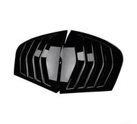 Rear Side for Window Shutter Cover 2pcs Gloss Black for bmw E90 for m3 | Lightweight ABS material easy add-on installation fits for bmw 3-Series 320i for 330i for m3 2005-2011 package