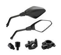 Rear Side Glass 7/8 Inch Handlebar Mount Clamp Wide Angle Rear View Glass For Scooter ATV