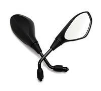 Rear Side Mirror 2pcs/Pair Motorbike Black Handlebar End Side Mirror For Scooters For ATV For Bike Motorcycles Motorcycle Rear View Mirrors
