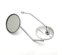 Rear Side Mirror A Pair Motorcycle Scooter Mirrors Universal Motorbike Rear View Mirror 8mm 22mm 25mm Handlebar Round Oval Convex Mirrors