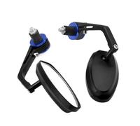 Rear Side Mirror For Ya&ma&ha For XT1200Z SUPER TENERE R1 XJR FJR 1300 7/8" 22mm Motorcycle Mirror Handle Bar End Rearview Side Mirror White Glass(2)