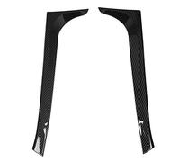 Rear Side Spoiler Carbon Fiber Style ABS Plastic Exterior Car Accessories Upgrade Vehicle Appearance 2PCS Set