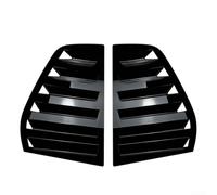 Rear Side Window Louver Cover for Golf 5 MK5, ABS Shutter Trim Spoiler, Carbon Fiber & Glossy Black Vent Blinds 2003-2008(Glossy Black)